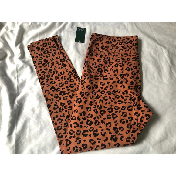 WILD FABLE Leopard Cheetah Print Leggings sz M - Picture 1 of 7